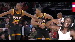 KDs Triple Double With EG amp Azubuikes Monster Performance SUNS At ROCKETS  Highlights Reaction [upl. by Fleck]