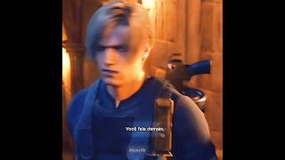 você fala demais edit Leonskennedy residentevil residentevil4remake leonkennedy edit gameedit [upl. by Aihtiekal]