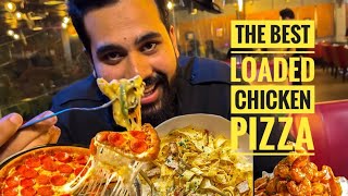 The Best Chicken Loaded Pizza 🍕In Town [upl. by Redyr884]