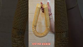 Gold chain for Temple  Hallmark Chain Design  gold chain heavy jewellerychain necklace [upl. by Iams]