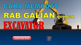 Cara Mudah Membuat RAB Galian dengan Excavator [upl. by Aleibarg175]