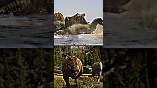 Spinosaurus aegyptiacus vs Tyrannotitan Chubutensis fyp dinosaur spinosaurus 1v1 paleontology [upl. by Aeniah]