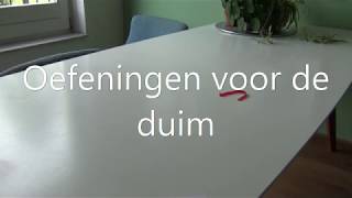 Oefeningen voor de duim [upl. by Broek]