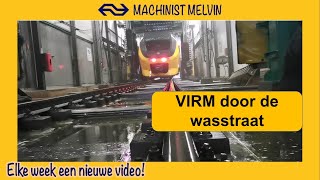 NS VIRM WASSEN Vanuit de WASSTRAAT en cabine gefilmd [upl. by Dominique]