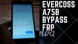 Bypass FRP Evercoss A75B Tanpa PC Modal WIFI saja [upl. by Aznarepse]