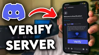 How to Verify Discord Server 2024 [upl. by Yenolem]