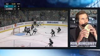 Ron Burgundy calls the 2nd period of the LA Kings game FULL [upl. by Gleason121]