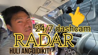 247 Dashcam na may RADAR huli ang sinumang dumikit  DDPAI dashcam with AI radar 247 monitoring [upl. by Eislrahc671]