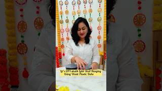 DIY shubh Labh Wall Hanging Using Waste Plastic Daba for Navratri and Diwali festivaldiyideas diy [upl. by Roxie]