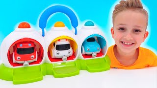 Vlad and Niki have fun with toy cars  Funny videos for kids [upl. by Inva529]