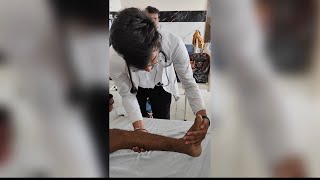 Ankle Clonus Reflex  Clinical Examination  Neurological Reflex  mbbs medical medicalstudent [upl. by Alex166]