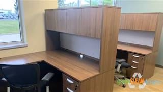 L Shaped Desk with Hutch [upl. by Ciri60]