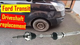 Ford Transit Custom driveshaft replacement [upl. by Zahavi]