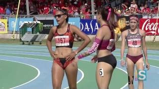 Justas LAI 2017 Atletismo  Gran Evento Final RELEVO 4 100 METROS FEMENINO [upl. by Dian817]