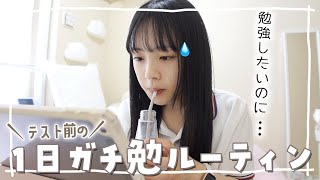 テスト1週間前！今日は1日ガチで勉強する！っていう休日、丸1日の勉強時間は！？ [upl. by Astraea]