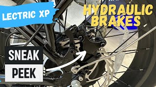 Sneak Peek at New Lectric XP 30 Hydraulic Brakes [upl. by Lebasiram]