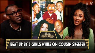 Meagan Good On Being Jumped amp Beat Up While Filming Nickelodeons Cousin Skeeter By 5 Girls [upl. by Amol34]