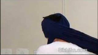 How to tye a Nok Style Turban the Sikh Way [upl. by Ynots58]