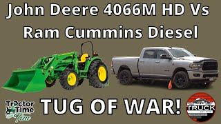 JOHN DEERE VS RAM 2500 HD TRUCK TugOfWar Challenge with TFLTruck [upl. by Gwendolin]