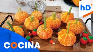 Así puedes disfrazar tus mandarinas de calabazas en Halloween  hoyDía  Telemundo [upl. by Annovahs]