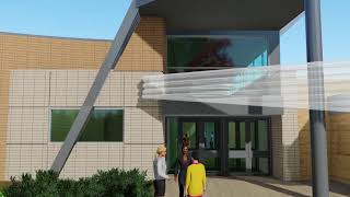 Tinley Park High School Fieldhouse Addition Renderings [upl. by Nye]