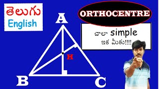 ORTHOCENTRE  INTER MATHS  TRIANGLE  ALTITUDES  CLEAR EXPLANATION [upl. by Adamina]