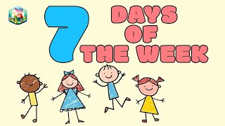 The Days Of The Week Song Sing Along and Learn daysoftheweeksong daysoftheweek [upl. by Annawik344]