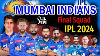 IPL 2024  Mumbai Indians Team New Squad  Mumbai Team Players List 2024  MI Team Squad 2024 [upl. by Erdne]