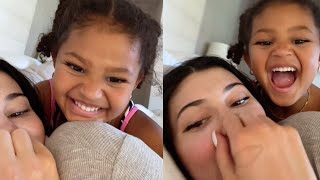 Kylie Jenner amp Stormi Webster Adorably React to quotYou Look Like Mommyquot TikTok Sound [upl. by Auhsuoj]