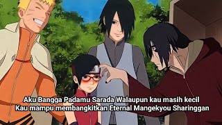 Kisah Kebangkitan Internal Mangekyou Sharingan Sarada [upl. by Joshia]