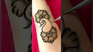 New easy stylish front hand mehndi design  simple mehndi  mehndi design  mehndi shorts [upl. by Anilef]