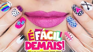 10 UNHAS DECORADAS FÁCEIS PARA INICIANTES 5 [upl. by Friend]