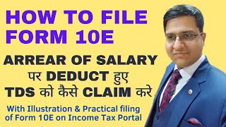 Form 10E Filing For AY 202425 Relief us 89 Arrears of Salary [upl. by Gairc]