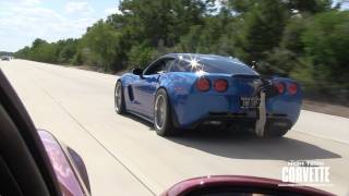 1500hp Corvette running on the street [upl. by Nerraf359]