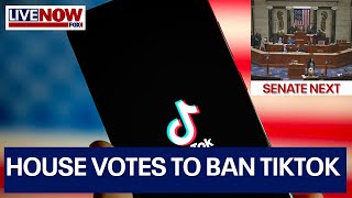 TikTok ban House passes bill that could lead to US ban  LiveNOW from FOX [upl. by Yrocej]