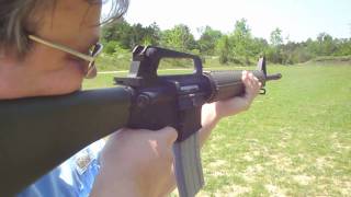 Armalite M15A2 Shooting [upl. by Cahilly]