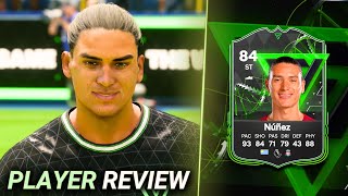 UPGRADED 84 FOUNDER EVOLUTION DARWIN NUNEZ 🔥  EAFC 24 ULTIMATE TEAM PLAYER REVIEW [upl. by Eenaej328]