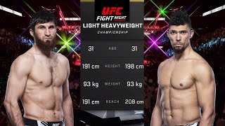 Magomed Ankalaev vs Johnny Walker 2 Full Fight  UFC Fight Night [upl. by Alwyn]