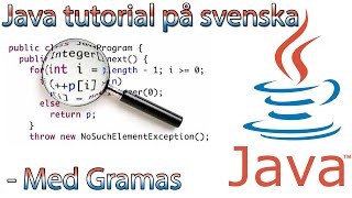 Java svenska  10  Sammanfattning [upl. by Gudrin396]