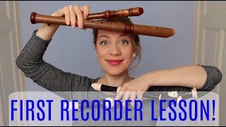 Your first RECORDER LESSON  Team Recorder BASICS [upl. by Wind899]