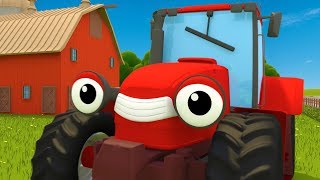 Trevor the Tractor Song  Kids Songs  Geckos Garage [upl. by Rodge]