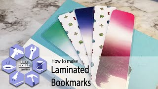 Laminated Bookmark Tutorial [upl. by Ariuqahs242]