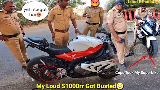 Mumbai Police Took My Loud SuperbikeAngry Cops vs SuperbikesZ900 Rider [upl. by Onia]