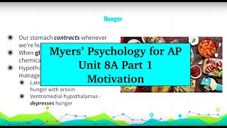 AP Psychology  Myers’ Unit 8B Part 1 [upl. by Komarek]