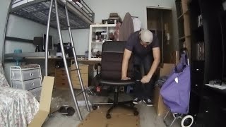 Ikea RENBERGET office chair time lapse [upl. by Ahseekat]