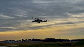 First flight of Boeing MH139 Grey Wolf Helicopter for the US Air Force [upl. by Asirram]