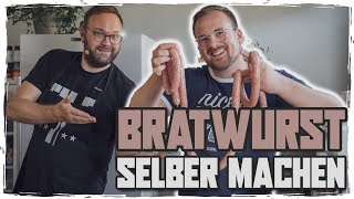 Was brauche ich um BRATWURST herzustellen  BRATWURSTSCHULE  TEIL 1 [upl. by Pansy644]