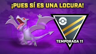 AERODACTYL OSCURO en LIGA ULTRA 2500 LOCURA PARA BIEN O PARA MAL  GBL PvP POKEMON GO [upl. by Tade]