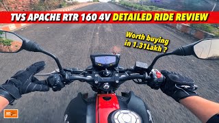 Tvs Apache RTR 160 4V Detailed Review  Should you buy in 2023 [upl. by Hachmin]