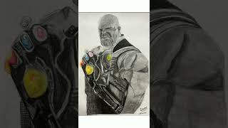 Thanos drawing by my brother h®¡yn art [upl. by Burrow]